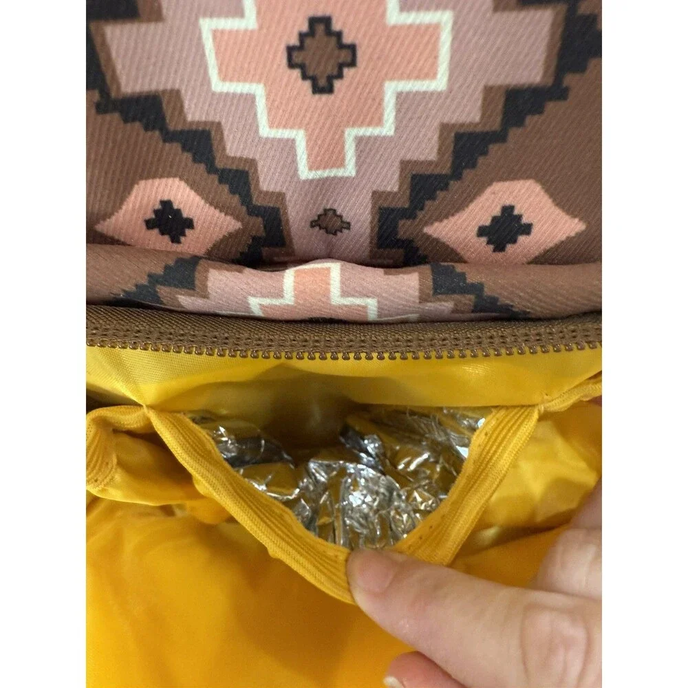 Wrangler Diaper Bag Backpack Aztec Brown Montana Western Southwest Compartments